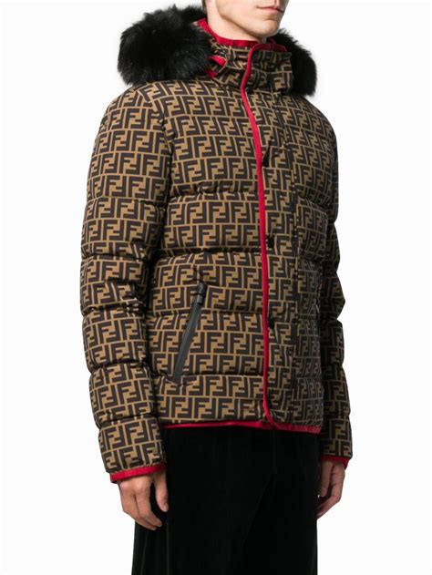 fendi men puffer jacket|Fendi puffer jacket cost.